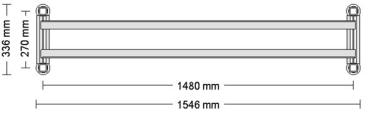 Etagengestell für 18x Firstpower 12V 80Ah Batterien