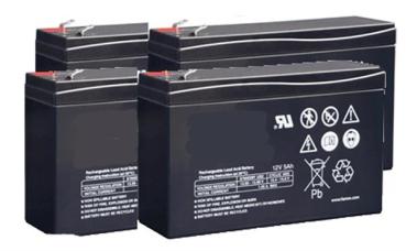 USV-Ersatzakku für APC RBC23 mit Batteriewanne