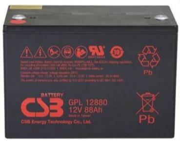 CSB GPL12880 12V 88Ah