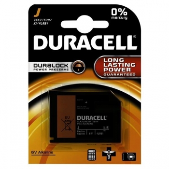Duracell Alkaline J (7K67) Flat Pack