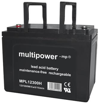 multipower MPL12300H 12V 75Ah Hochstromakku, Longlife