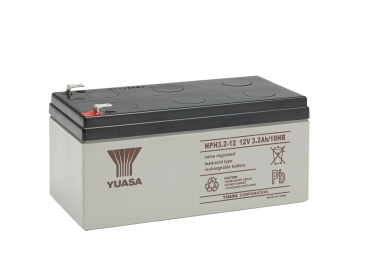 Yuasa Bleibatterie, hochstromfähig 12V 3,2 Ah