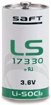SAFT LS17330  Lithium 3,6V 2100mAh 2/3A