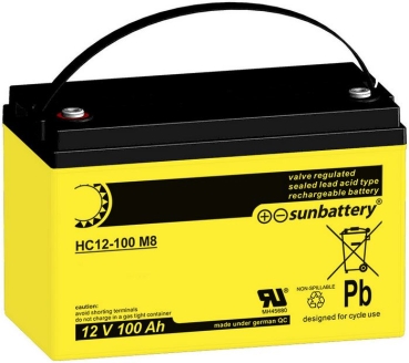SUN Battery HC12-100 12V 100Ah