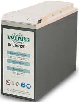 WING ESL55-12FT 12V 55Ah Frontterminal