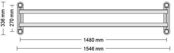 Etagengestell für 18x Firstpower 12V 80Ah Batterien