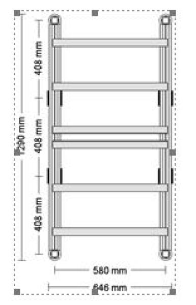 Bodengestell für 8x Fiamm 12FIT151 2x2 Batterien