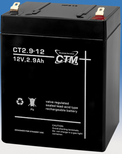 CTM CT2,9-12 12V 2,9Ah CTM CT2,9-12 12V 2,9Ah