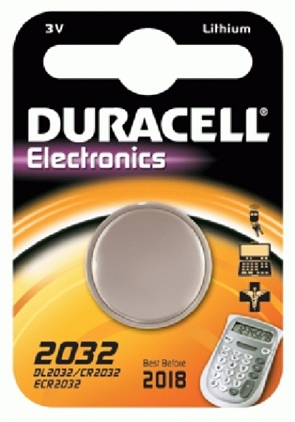 Duracell Knopfzelle CR2032 Lithium Electronic