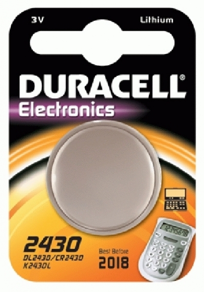 Duracell Knopfzelle CR2430 Lithium Electronic