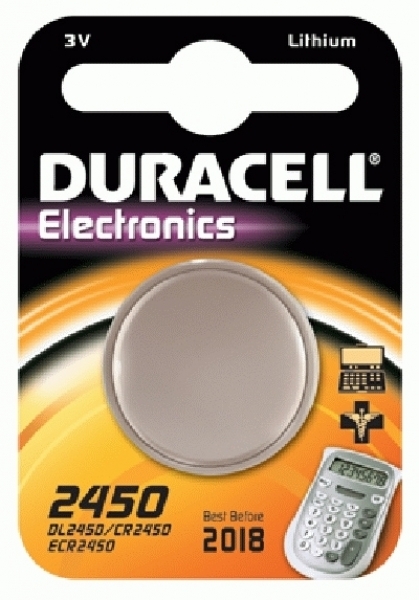 Duracell Knopfzelle CR2450 Lithium Electronic