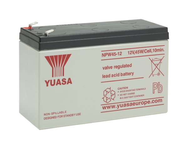 Yuasa NPW45-12 12V 63WpZ, 5Min. hochstromfähig Yuasa NPW45-12 12V 63WpZ, 5Min. hochstromfähig