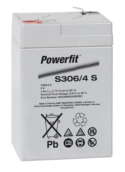 Exide / Sonnenschein Powerfit S306/4S 6V 4,5Ah