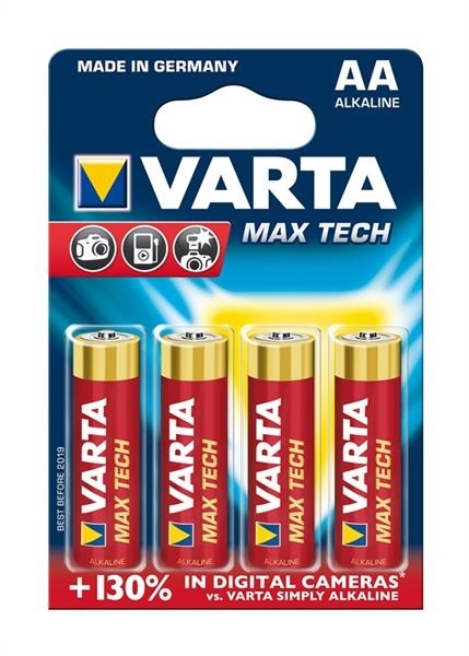 Varta 4706 Max Tech Alkaline 4er-Blister