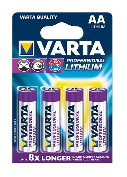 Varta 6103 Professional Lithium AAA 4er-Blister