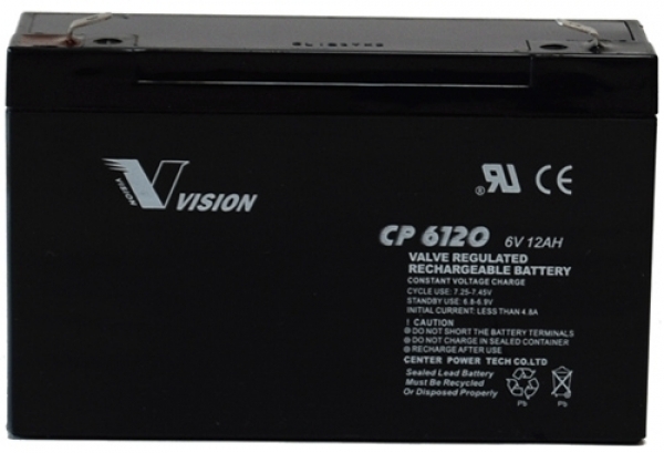 Vision CP6120 6Volt 12Ah